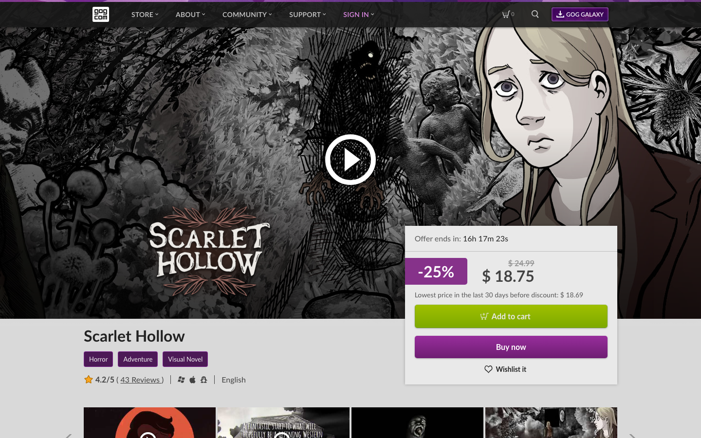 The page uses a vibrant, almost chaotic arrangement of game tiles, creating a sense of discovery. The color palette is bold and saturated, with a slightly retro pixelated aesthetic. It feels like browsing a curated collection. · gog games, rpg games, star wars games, video games, digital games, game sale, pc games, retro games, pixel art