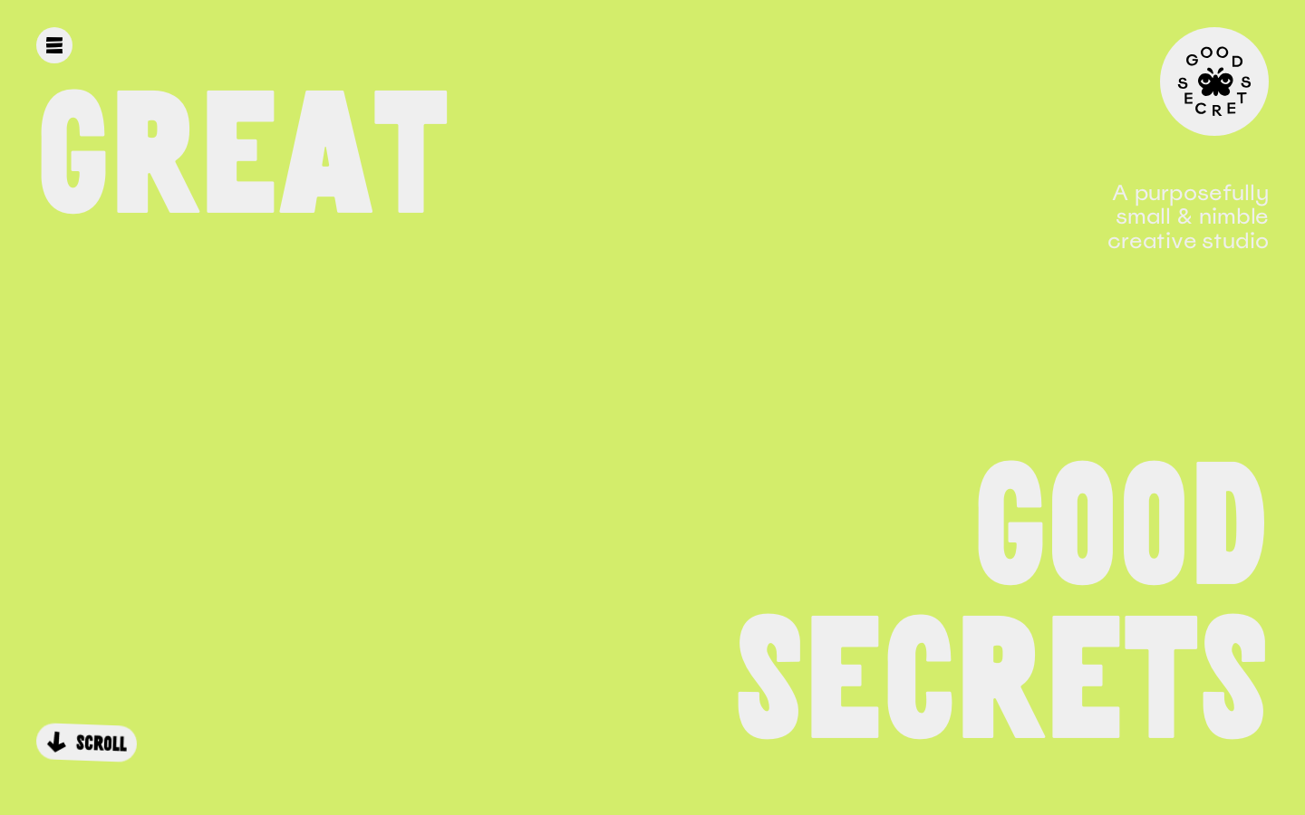 High-impact layout featuring oversized, heavy sans-serif typography set against a vibrant lime green background. The composition uses extreme scale and asymmetric placement to create a bold, graphic energy. · bold agency hero, lime green website, oversized typography, swiss style portfolio, maximalist type hero