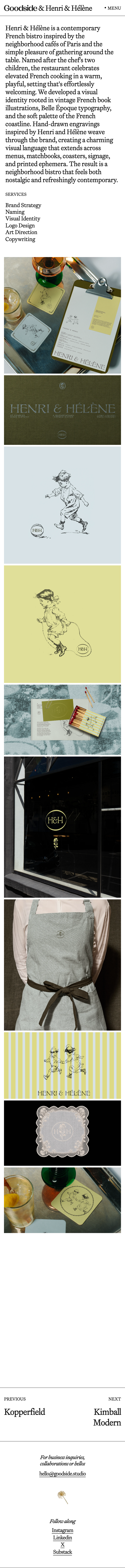 Goodside · Henri Helene - mobile full page