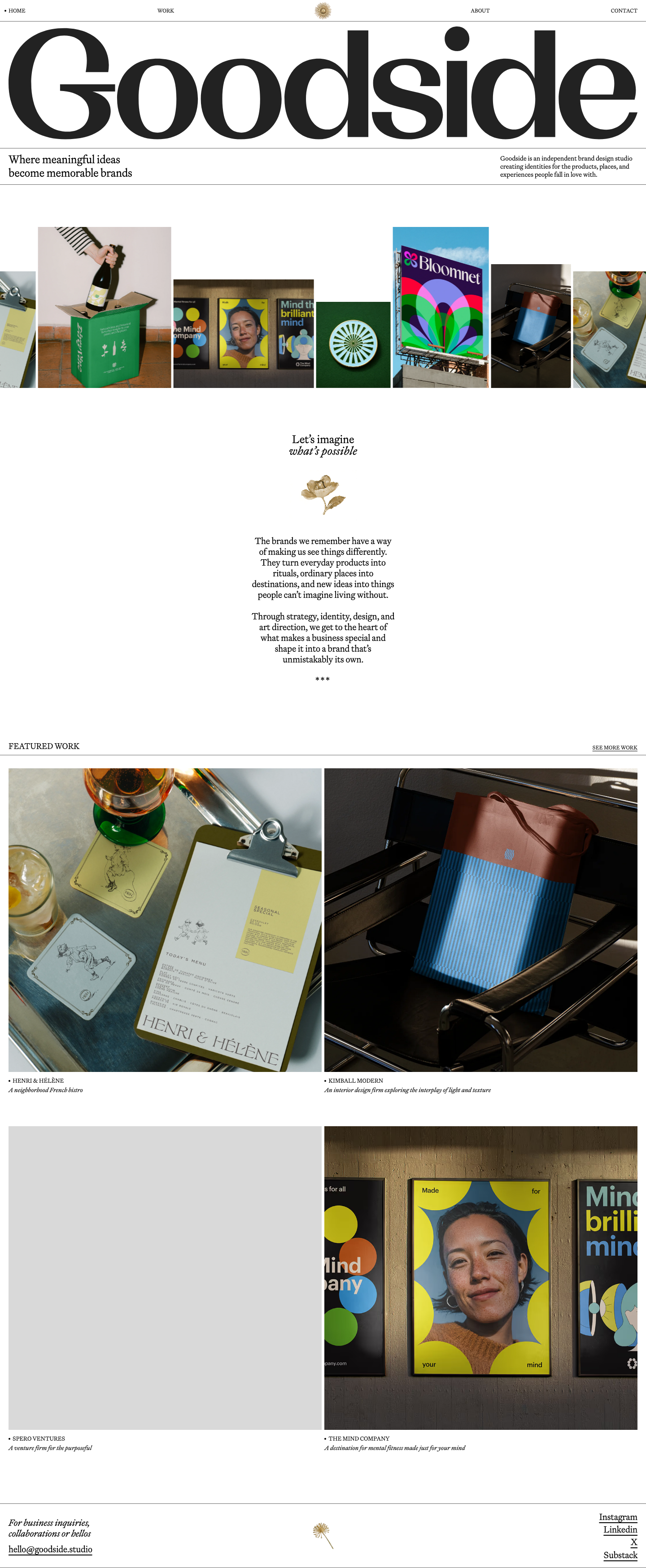 Goodside - full page scroll