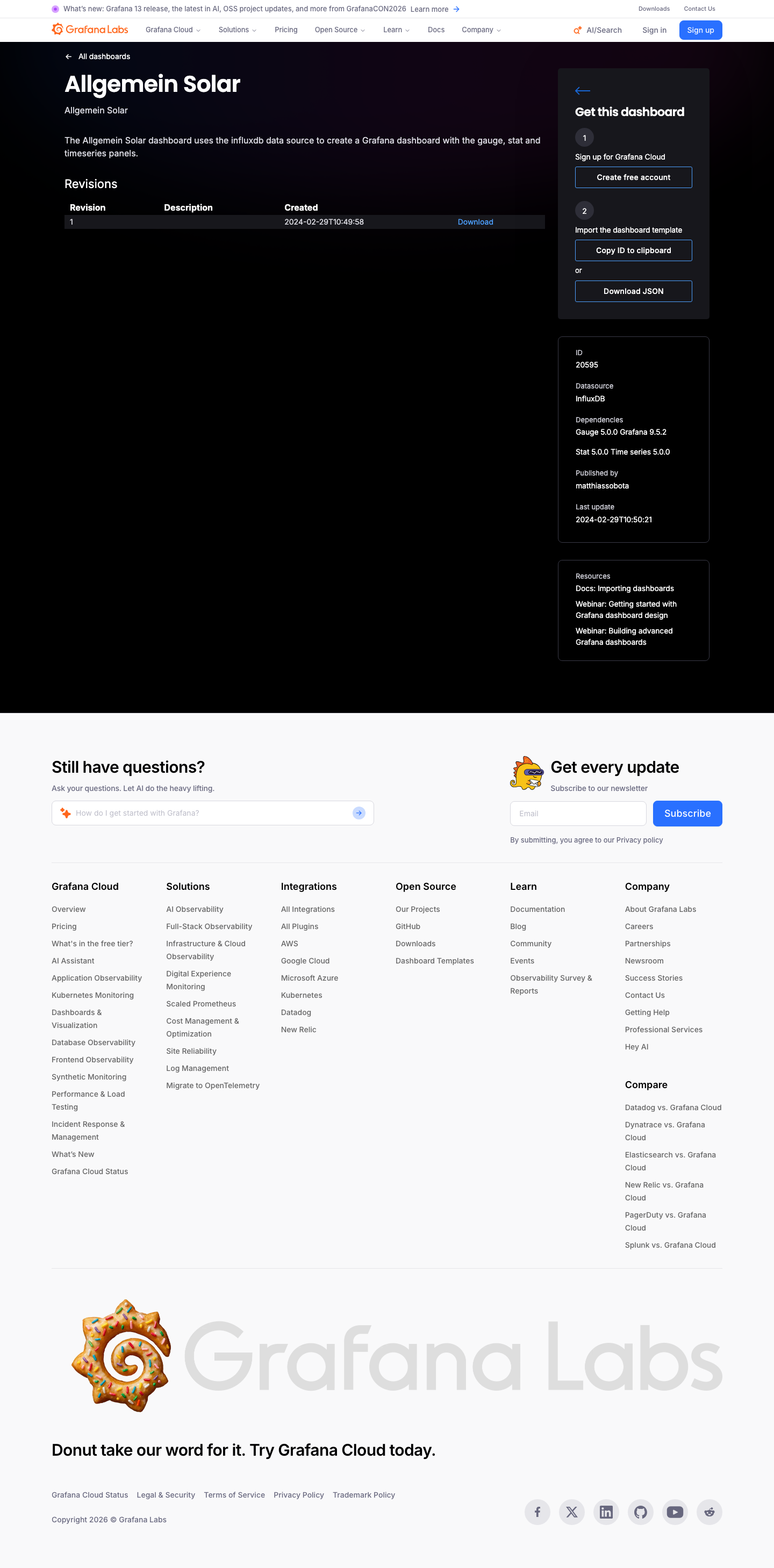 Grafana - full page scroll