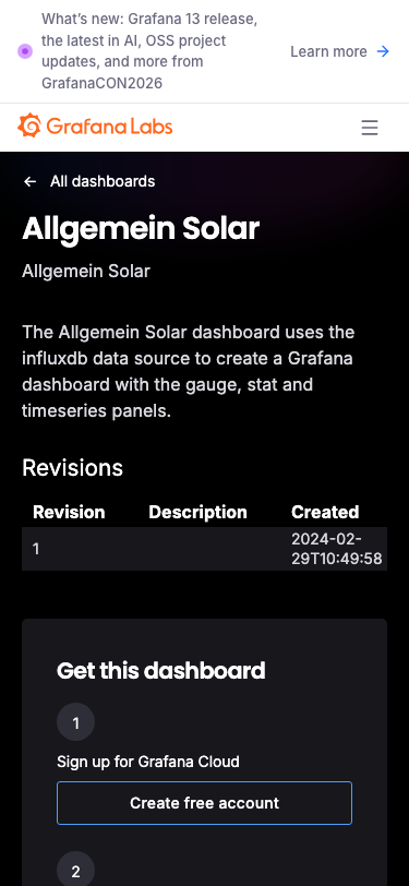 Grafana - mobile