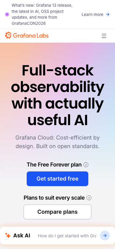Grafana - mobile
