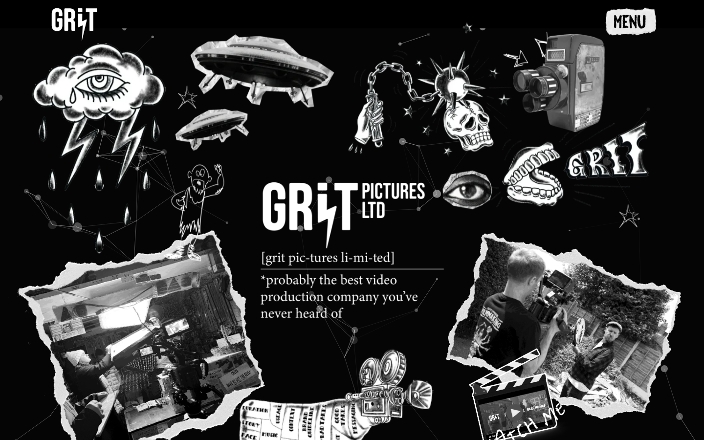 https://vimeo.com/1050715326 https://vimeo.com/1050715326 https://vimeo.com/1050715326 Linkedin Instagram Vimeo Linkedin Instagram Vimeo Linkedin Instagram Vimeo · maximalism, monochrome, playful, brutalism, agency, media, portfolio, creator, logo-cloud, bento-grid, hero-fullbleed