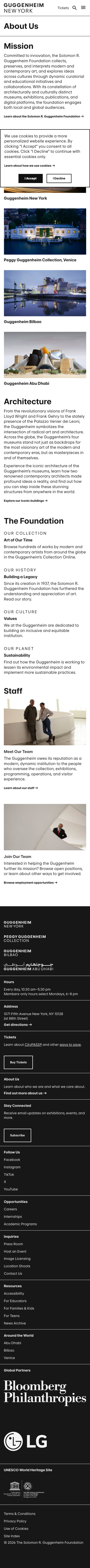 Guggenheim - mobile full page