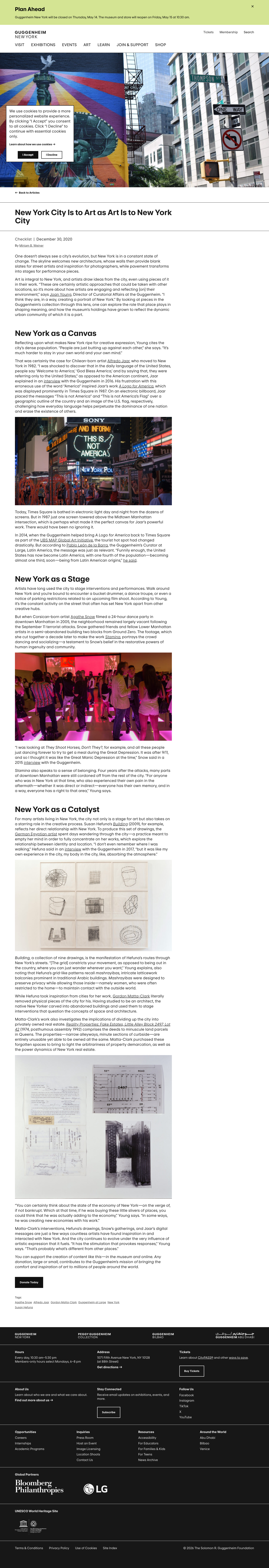 Guggenheim - full page scroll