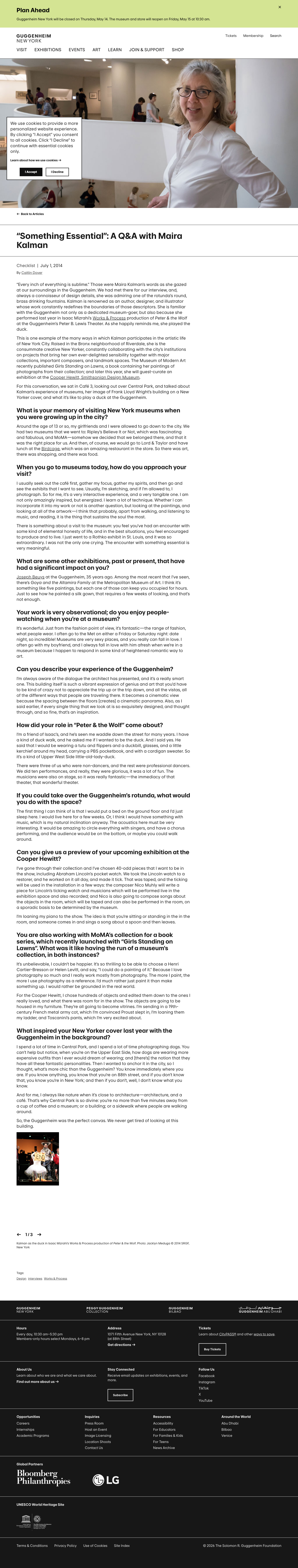 Guggenheim - full page scroll