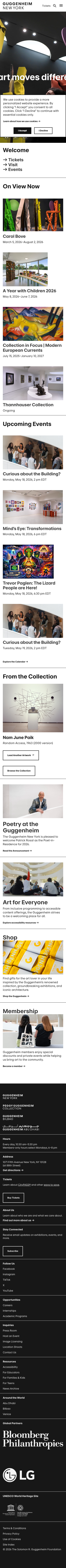 Guggenheim - mobile full page
