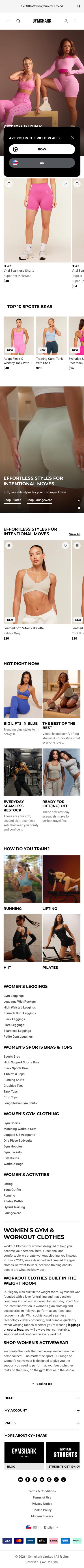 Gymshark - mobile full page