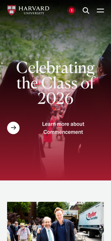 Harvard Edu - mobile