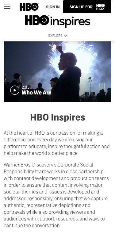 Hbo - mobile