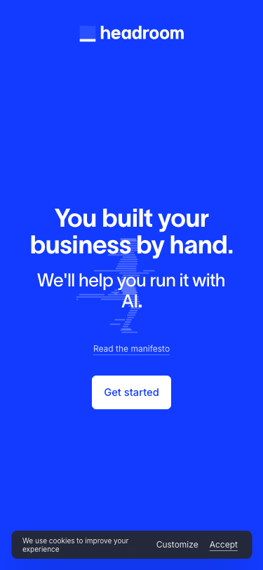 Headroom | The Small Business Operating System For AI - mobile