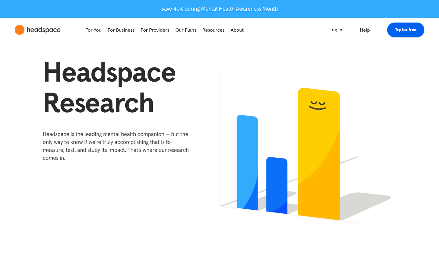 The layout uses a clean bento grid to showcase key features, employing soft pastel hues and rounded shapes. The overall feel is approachable and gentle, prioritizing clarity and ease of navigation. · meditation app, mental wellness, mindfulness, therapy, headspace, calm interface, pastel design, health app
