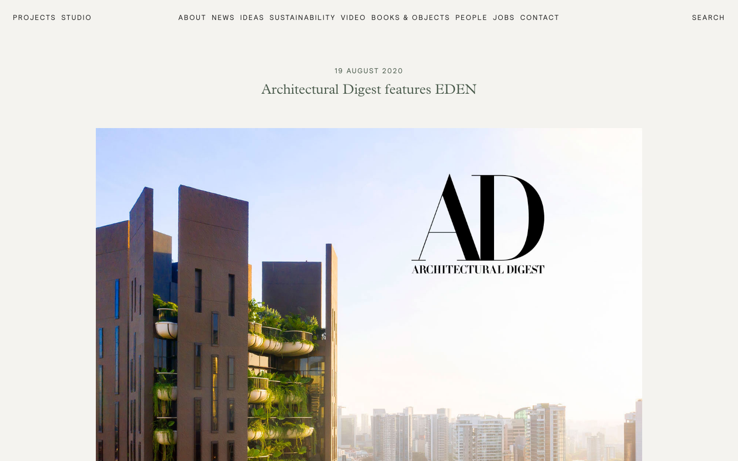 The page uses a clean, airy aesthetic with a focus on expansive photography and subtle typography. The layout is modular, presenting distinct sections within a larger, organic structure. It feels like a curated presentation of a complex, human-centered project. · architecture portfolio, sustainable design, urban planning, landscape architecture, modern city, eco-friendly design, architectural visualization, heatherwick projects, biophilic design, cityscape