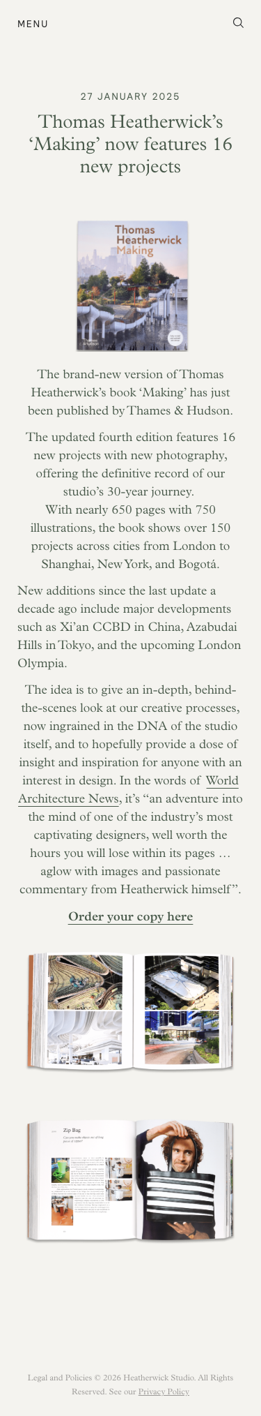 Heatherwick - mobile full page
