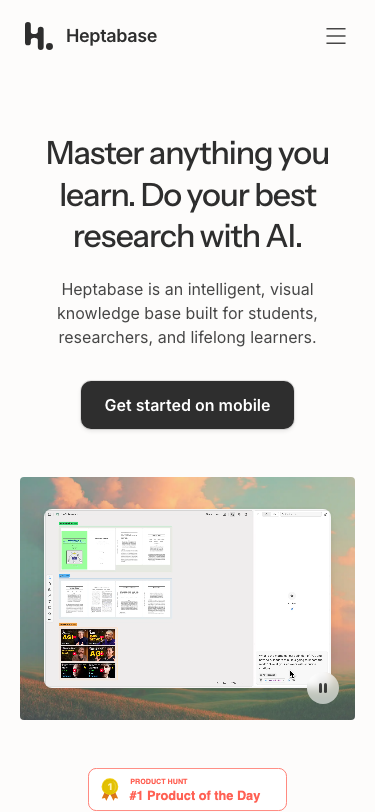 Heptabase - mobile