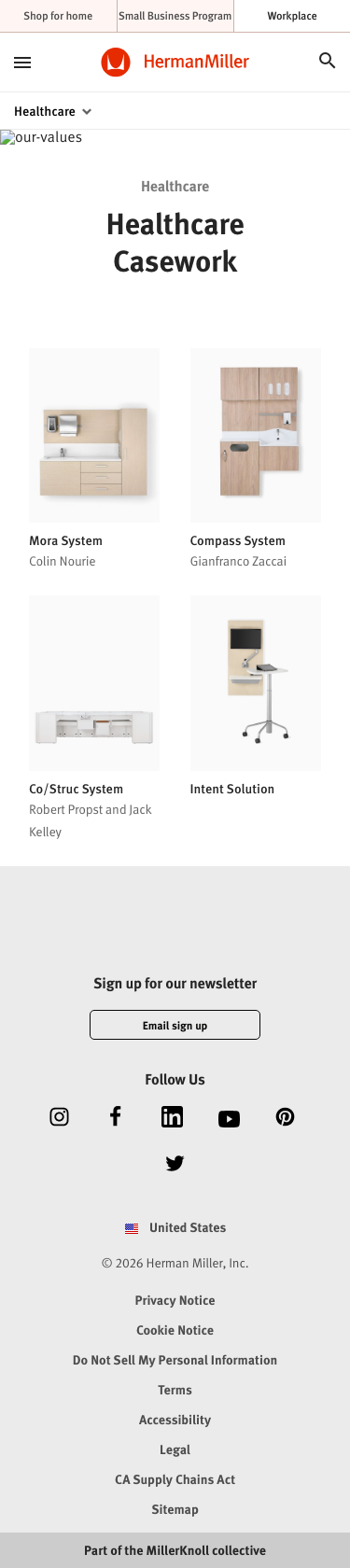 Hermanmiller - mobile full page