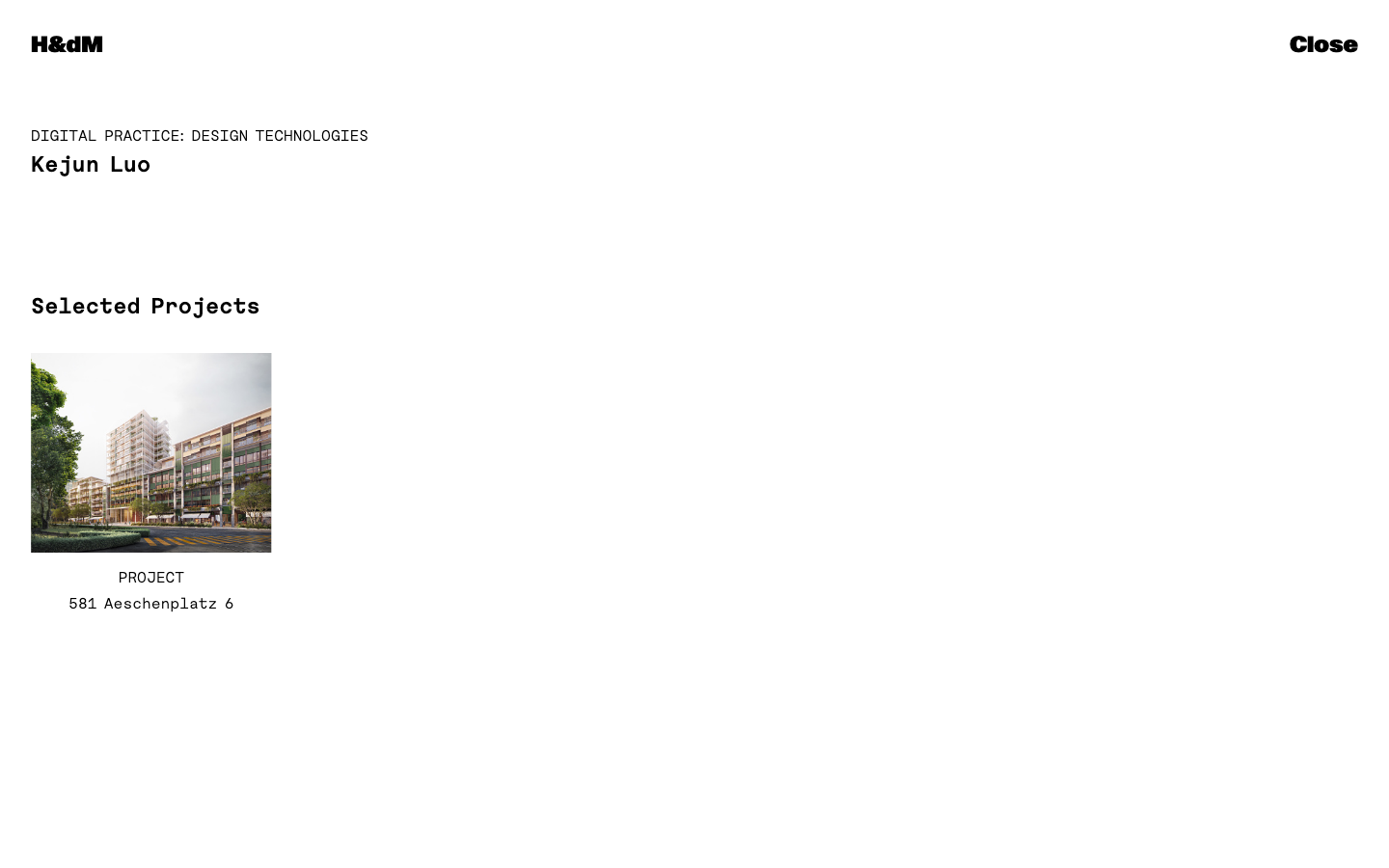 The page prioritizes a clean, typographic hierarchy with ample negative space. The muted color palette and high-contrast text create a sense of intellectual seriousness, reflecting a focus on the studio's design ethos. · architectural portfolio, minimalist design, studio website, typography focused, brutalist architecture, herzogdemeuron, design agency, stone texture