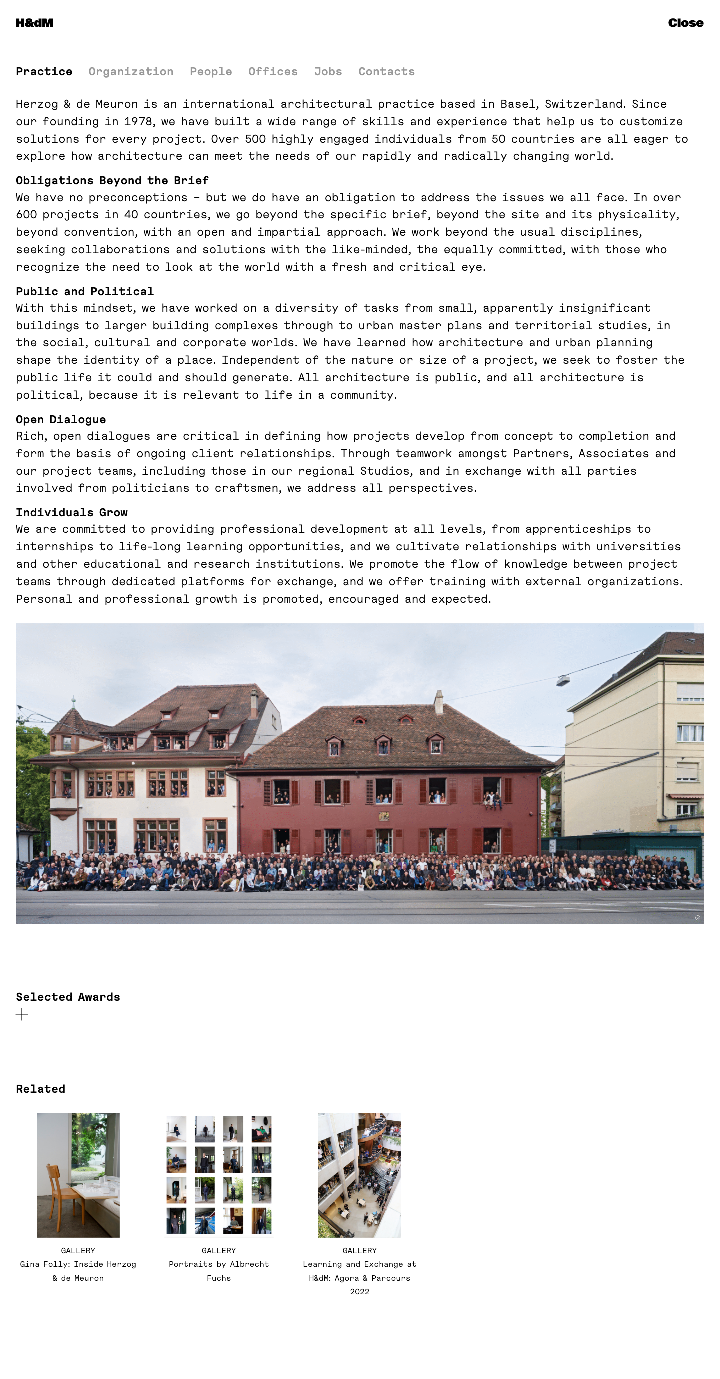 Herzogdemeuron - full page scroll