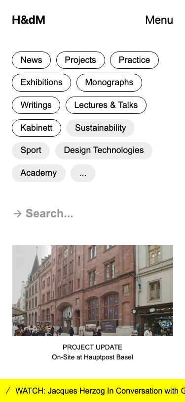 Herzogdemeuron - mobile
