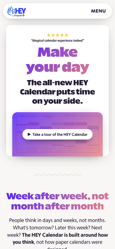 Hey - mobile