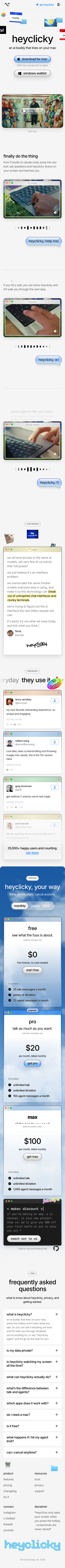 HeyClicky - mobile full page