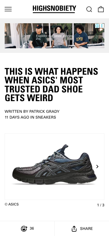Highsnobiety - mobile