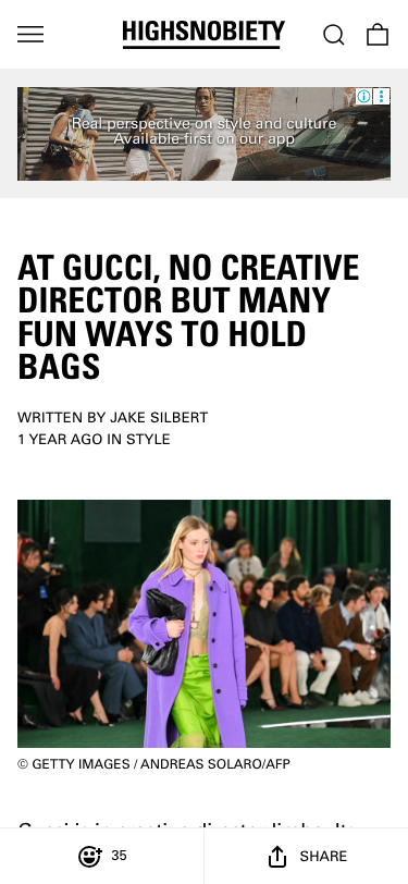 Highsnobiety - mobile