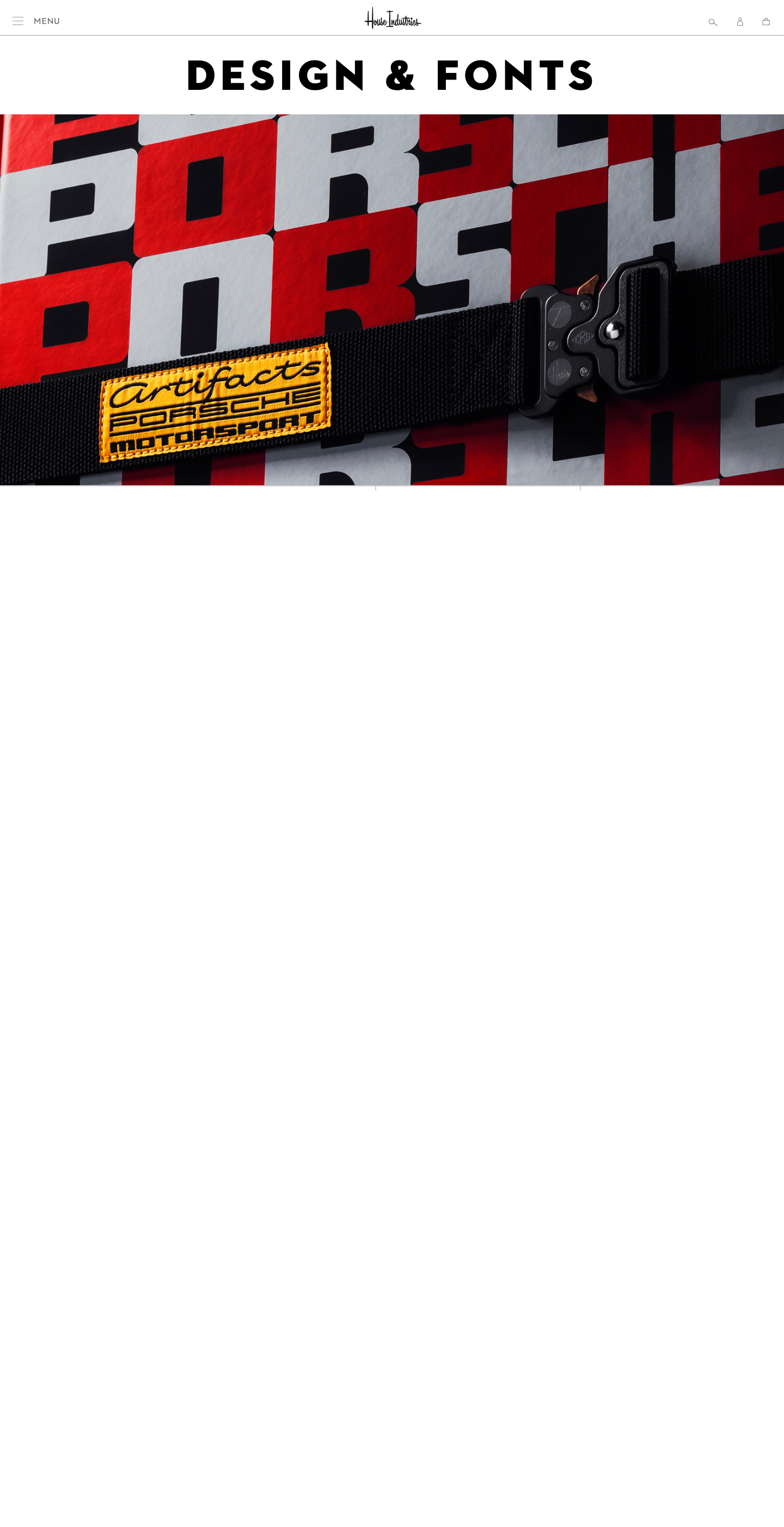 Houseindustries - full page scroll