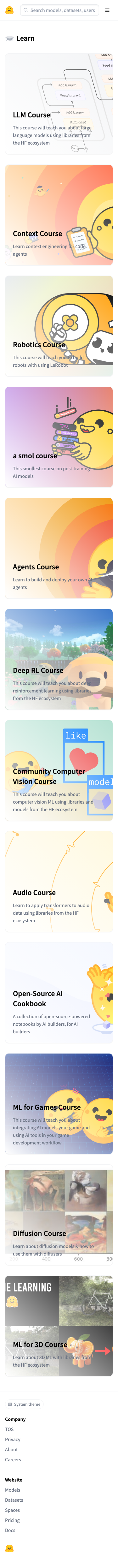 Huggingface - mobile full page
