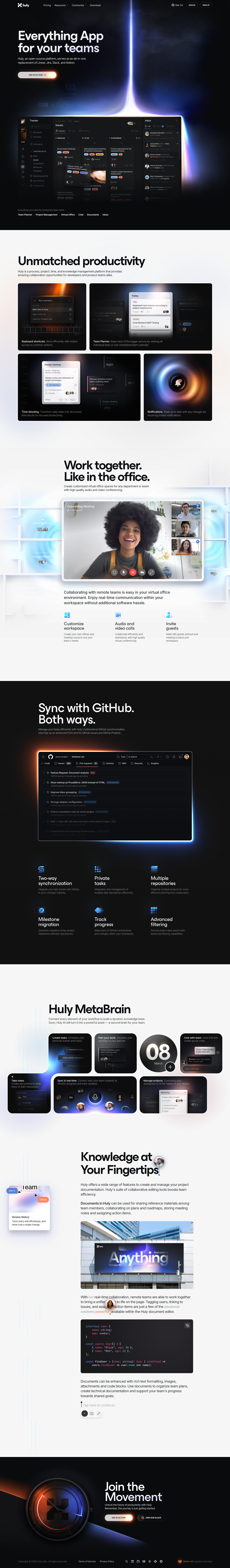 Everything App for your teams - full page scroll