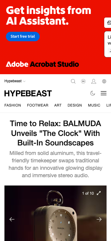 Hypebeast - mobile