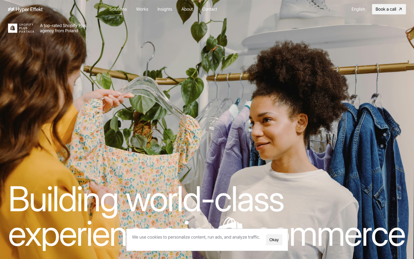 Hyper Effekt - Shopify Plus partner for world's leading brands - Independent digital commerce agency that helps DTC and omnichannel brands deliver exceptional customer experiences online.  ·  minimalism, editorial, swiss, agency, ecommerce, portfolio, hero-with-cta, logo-cloud, sticky-nav