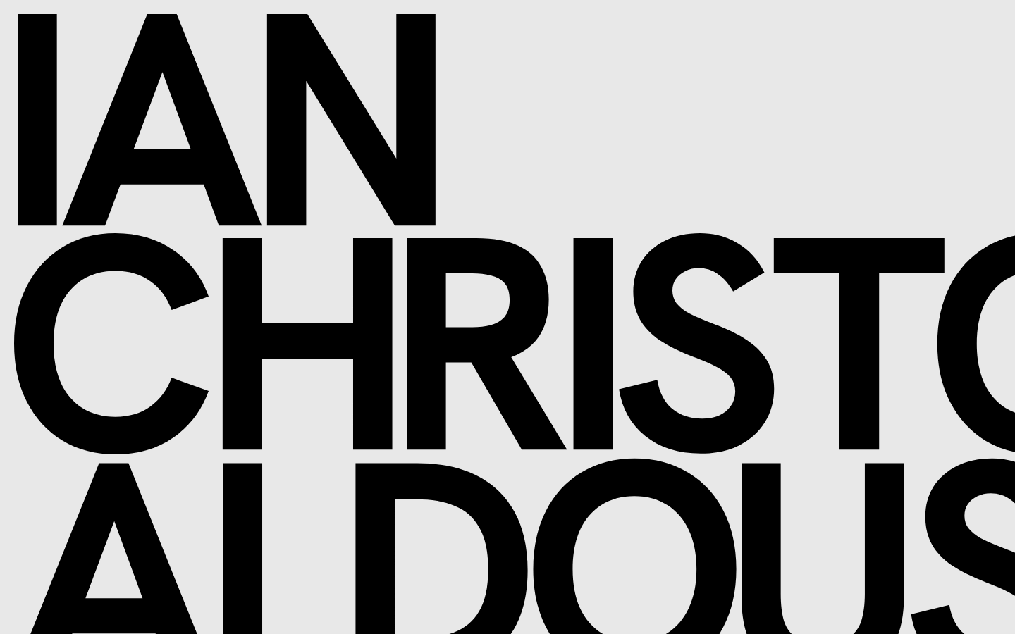 Creative Director - Ian Aldous