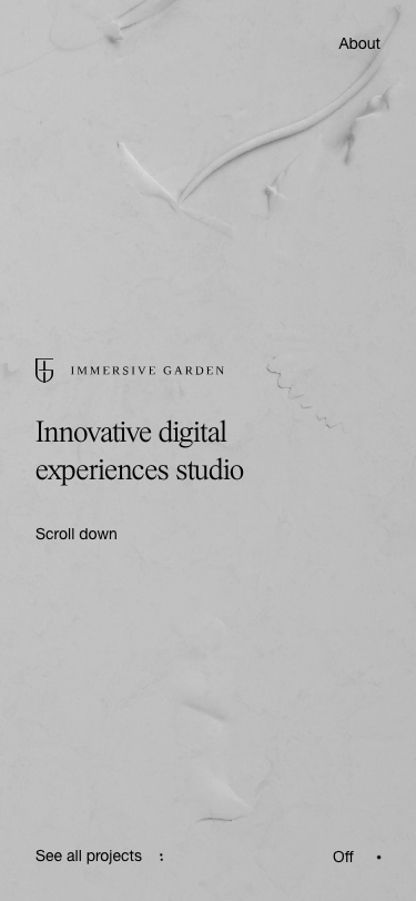 Immersive Garden - mobile