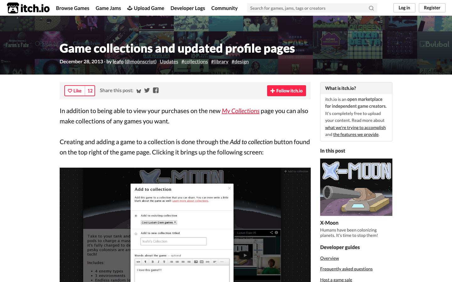 The page uses a stark, dark aesthetic with a prominent hero video and a curated selection of featured games. The layout is functional and prioritizes showcasing content directly, with a clear separation between navigation and game listings. · indie game platform, game marketplace, dark web games, itch io, game discovery, digital games, game hosting