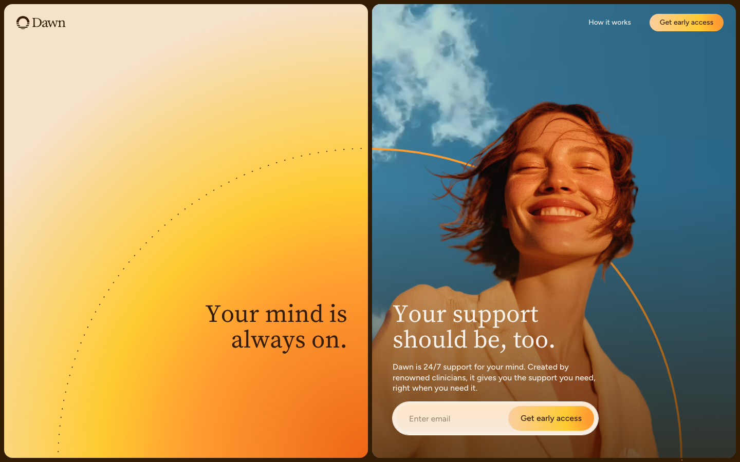 Dawn: AI for Mental Health | 24/7 support for your mind
