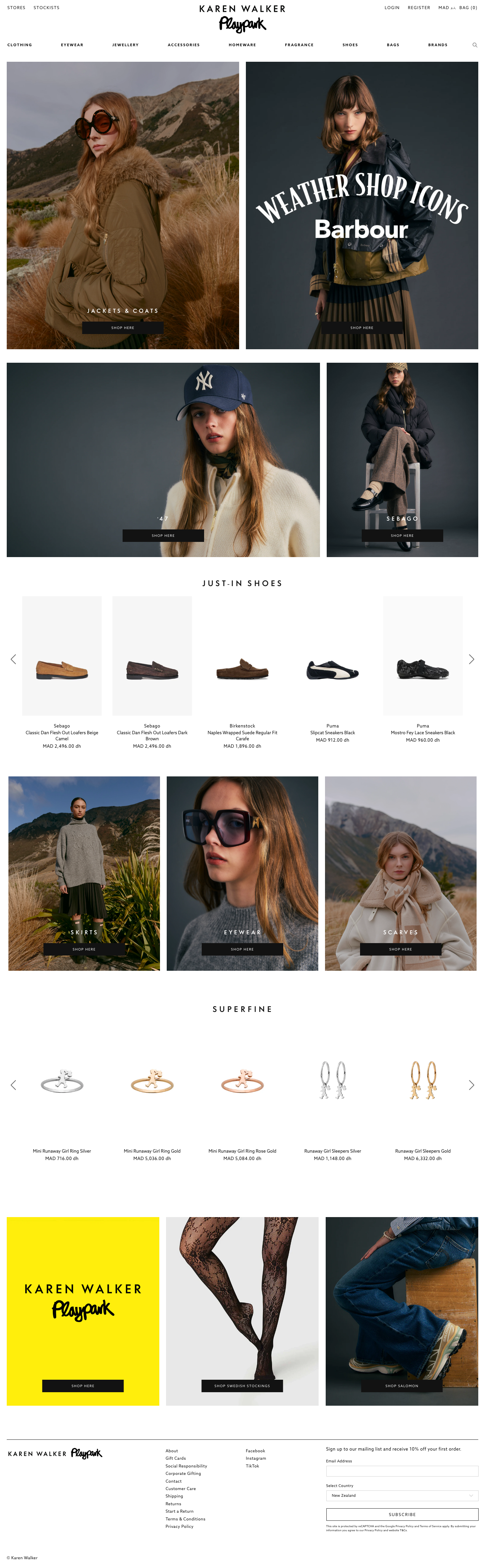Karenwalker - full page scroll