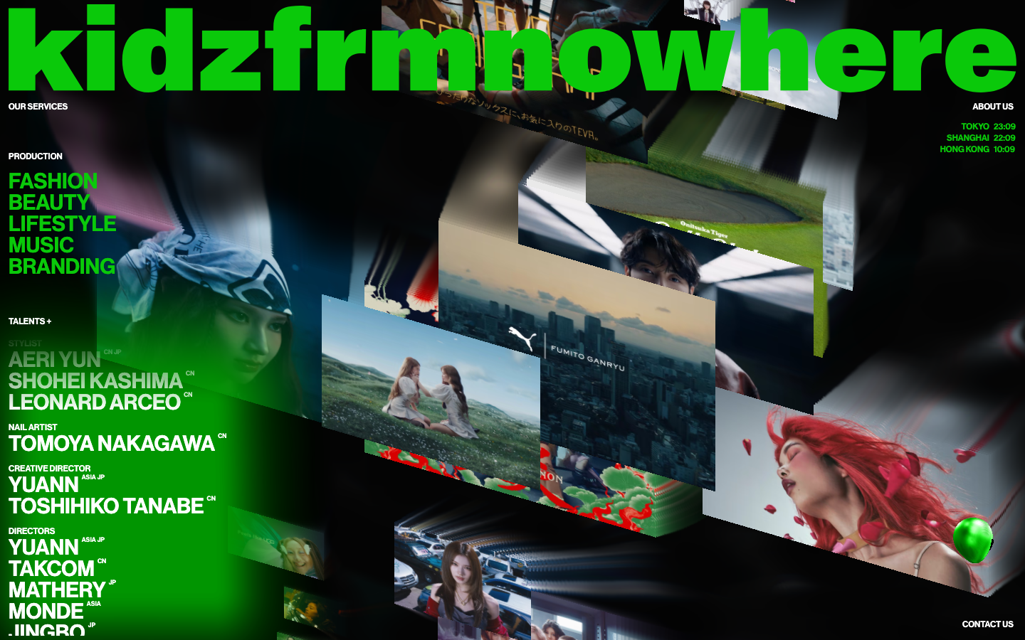 Kidzfrmnowhere - full page scroll
