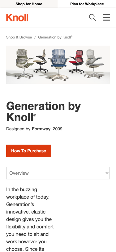 Knoll - mobile