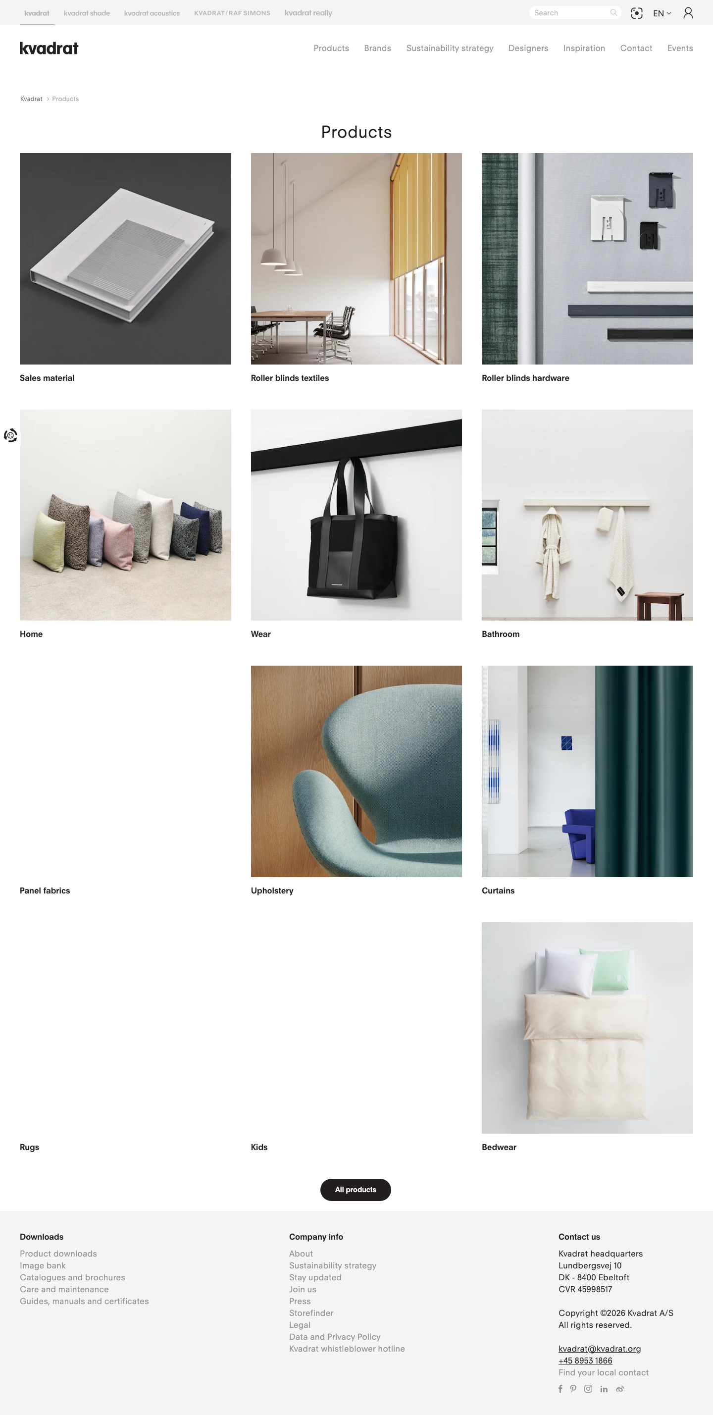 Kvadrat Dk - full page scroll