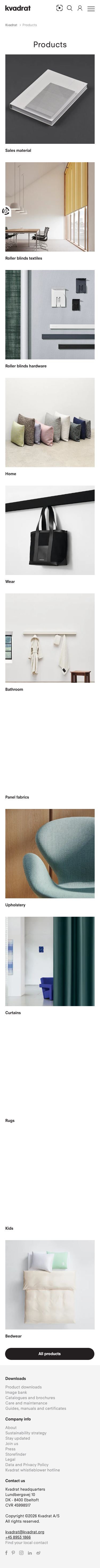 Kvadrat Dk - mobile full page