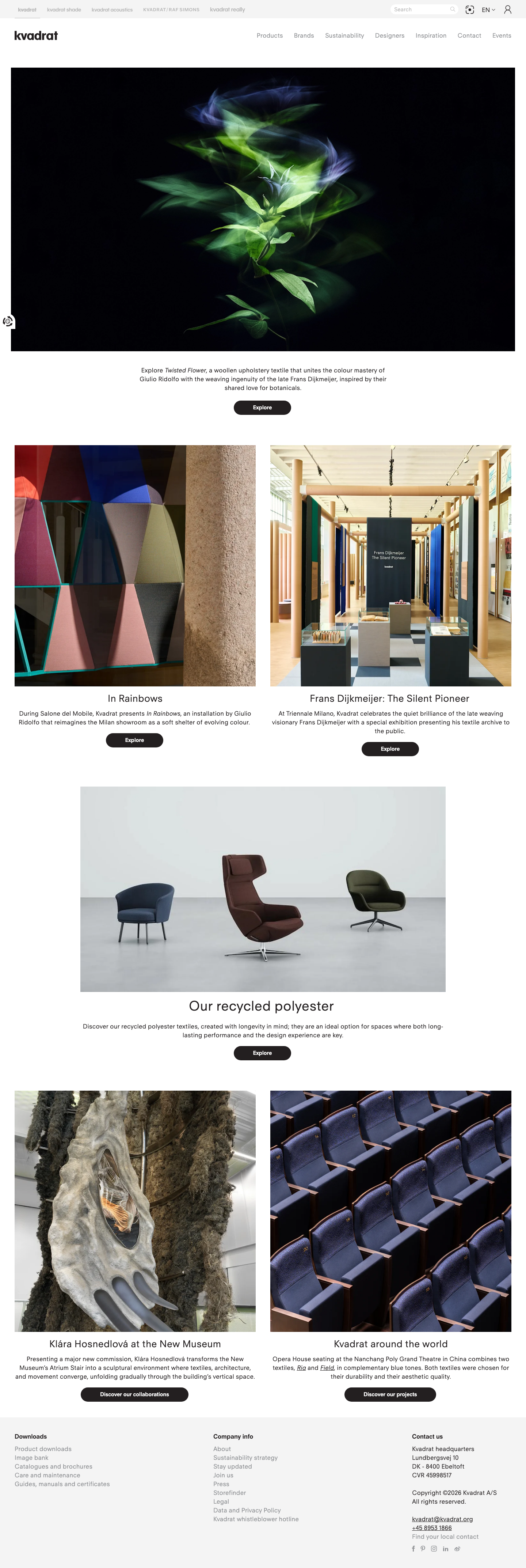 Kvadrat Dk - full page scroll