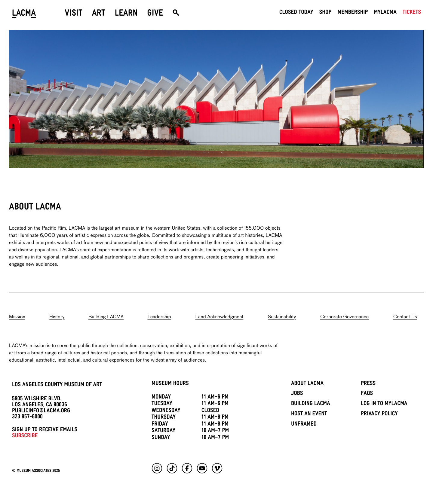 Lacma — About - full page scroll