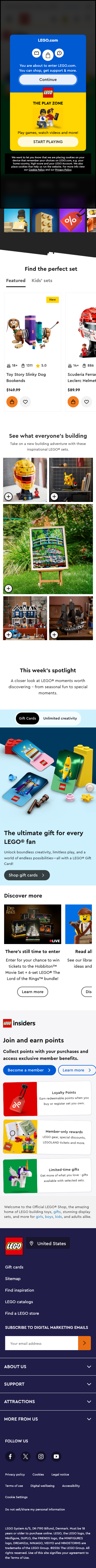 Lego - mobile full page