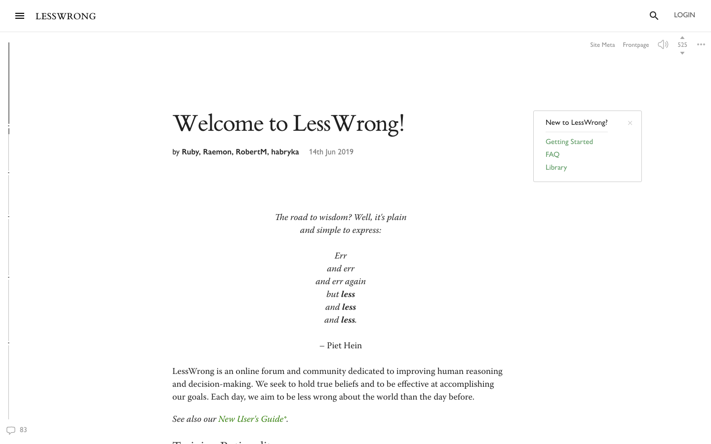 The page prioritizes content discovery through a grid of article previews. The dark color palette and minimal styling create a serious, focused atmosphere, emphasizing readability and a sense of scholarly inquiry. · dark blog, article grid, minimalist blog, technical writing, news website, lesswrong, academic blog, content discovery