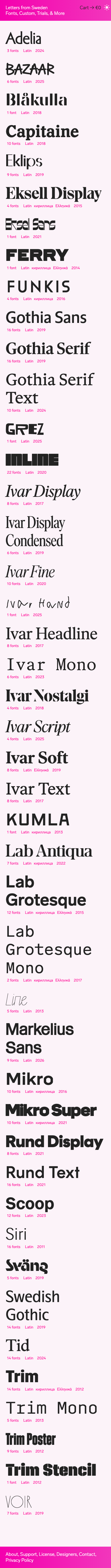 Lettersfromsweden Se - mobile full page