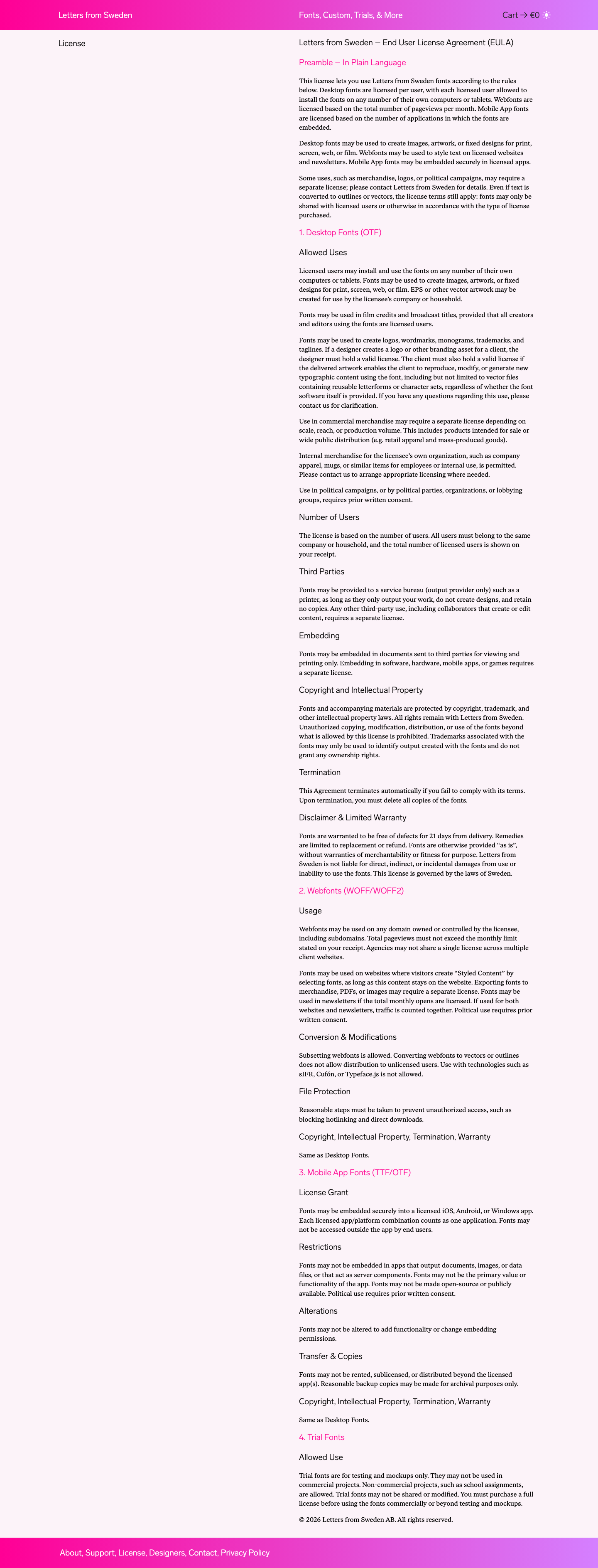 Lettersfromsweden Se - full page scroll