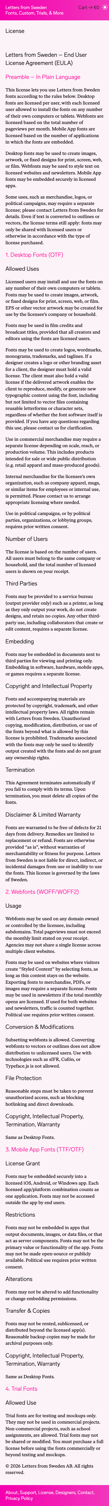 Lettersfromsweden Se - mobile full page