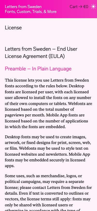 Lettersfromsweden Se - mobile